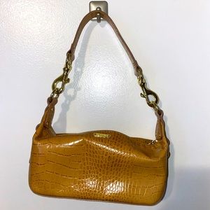 Ralph Lauren faux croc leather bag